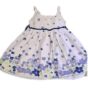 JoJo Belle Purple And White Floral Sleeveless  Dress Size 6